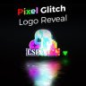 Unleash Creativity with Pixel Glitch Logo Reveal - Free on GFXInspire