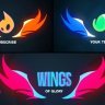 Free Videohive 43227068 - Fire Wings Logo Reveal Animations