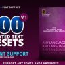 Elevate Your Video Text with Free 200 Text Presets: Unlock Creative Excellence