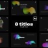 Free Videohive 46013514 Titles with Fluid Backgrounds on GFXInspire