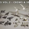 Free Download - Unreal Engine - Critters VOL.2 - Crows & Seagulls v5.3