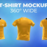 Free T-shirt 360º Wide Mockup Template - Animated Mockup in Adobe