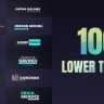 Free Videohive 46348023 100 LowerThirds: Redefining Video Editing Dynamics