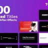 Free Videohive 39625348 TypoMax – 1000 Animated Titles for After Effects