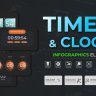 Free Videohive 51314447 Infographic – Timers And Clocks, GFXInspire