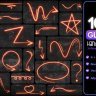 Free Videohive 51447666 105 Glowing Hand Drawn Arrows, GFXInspire