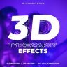 Free 3D Typography Effects, GFXInspire
