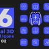 Free Videohive 52048982 Minimal 3D - Medical Icons Set 2, GFXInspire