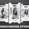 Free Videohive 52264292 Monochrome Stories for After Effects | GFXInspire