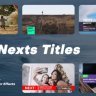 Free Videohive 52266289 Flat Nexts Titles for After Effects