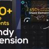 Free Videohive 52246745 Shape Elements Pack | Extension 450+ Elements