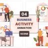 Free Videohive 52473030 Business Activity Concept Illustration | GFXInspire