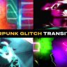 Free Videohive 52536462 Cyberpunk Glitch Transitions | After Effects on GFXInspire