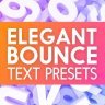Free Elegant Bounce Text Presets for After Effects on GFXInspire