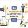 Free Videohive 52775306 Investment Illustration Animation Scene