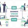 Free Videohive 52876696 Business Vision Illustration Animation Scene