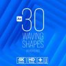 free Videohive 53195784 Waving Shapes Backgrounds