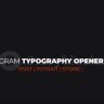 Free Vertical Typography Opener Template | Enhance Your Videos with GFXInspire