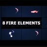 Free Videohive 54084635 Fire Elements for After Effects