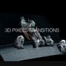Free Videohive 54501937 3D Pixels Transitions