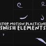 Free Stop Motion Plasticine Swish Elements for After Effects