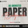 Free Videohive 54745334 Paper Backgrounds