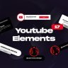Free Videohive 54746152: YouTube Social Media Elements