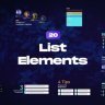 Free Videohive 54876828 List Elements: Elevate Your Projects with GFXInspire