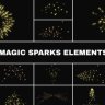 Free Videohive 55445464 Magic Sparks Elements for After Effects