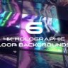 Free Videohive 55532870: 6 Holographic Background Pack | MOGRT