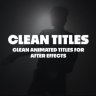 Free Videohive 55566126 Clean Titles