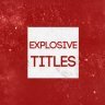Free Videohive 57043590 Explosive Titles for Premiere Pro