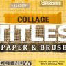 Free Videohive 57239014 Collage Paper Brush Titles for Premiere Pro
