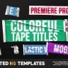 Free Videohive 57927118 Crumpled Tape Titles Text Presets , GFXInspire
