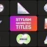 Free Videohive 58482200 Stylish Geometric Titles | Premiere Pro MOGRT, GFXInspire