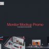 Free Videohive 58627701 Monitor Mockup, GFXInspire
