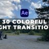 Free Videohive 59018683 30 Colorful Light Transitions, GFXInspire