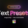 Free Videohive 61369202 Text Elite Presets - for Final Cut Pro