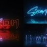 Dynamic Neon Lines Logo Reveal Opener