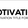 Free Clean Motivation Title – Minimal Motivational After Effects Template