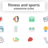 Free Fitness and Sports Animation Icons – Professional Sports Icons Motion Graphics Pack