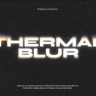 Free Thermal Blur Typography – Creative Distorted Text Animation After Effects Template